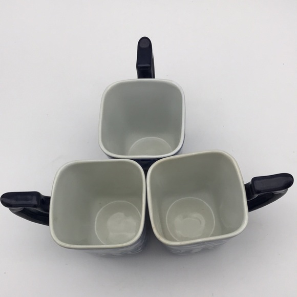 Bombay set of 3 Mug Coffee & Tea Windsor Cobalt - Picture 2 of 6